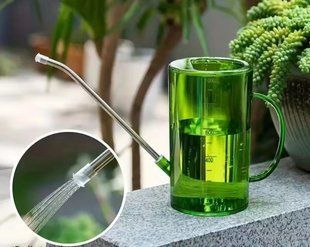 Лійка з довгим носиком 1л з розпилювачем GREEN(зелена ) ACC-1l-GREEN-0013 фото