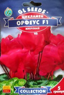 Насіння квітів цикламен Орфеус махровий 5гранул SDS-HOME-PAC-206 фото