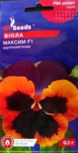Насіння квітів Віола Максим F1 0.1г SDS-BR-PAC-1000 фото