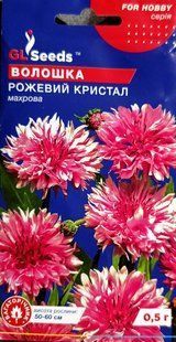 Насіння квітів Волошка Рожевий кристал 0.5г SDS-PR-PAC-226 фото