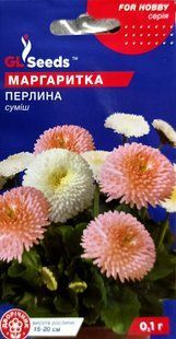 Насіння квітів Маргаритка Перлина суміш 0.1г SDS-BR-PAC-230 фото