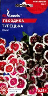 Насіння квітів Гвоздика Турецька 0.25г SDS-BR-PAC-235 фото