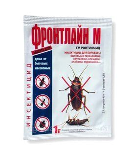 Інсектицид для боротьби з тарганами,клопами,мухами,кліщами,мурахами,блішками Фронтлайн 1г PRE-FRONT-1g-1091 фото