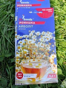Насіння квітів аптечна Ромашка Айболіт 0.2г SDS-PR-PAC-1104 фото