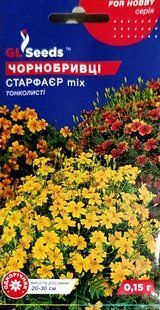 Насіння квітів Чорнобривці СтарФаєр мікс 0,15г SDS-PR-PAC-364 фото